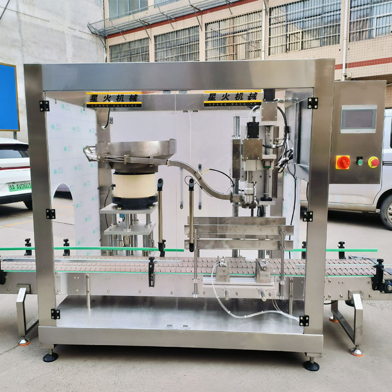 溫州大桶抓式擰蓋機-化工桶自動旋蓋機